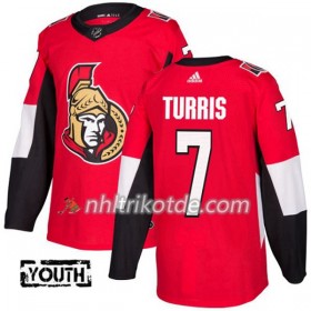 Ottawa Senators Trikot Kyle Turris 7 Adidas 2017-2018 Rot Authentic - Kinder